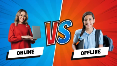 Online vs Offline coaching for JEE